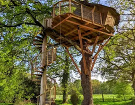 Cabane dans les Arbres à La Chapelle-Chaussée Cabane dans les Arbres à La Chapelle-Chaussée