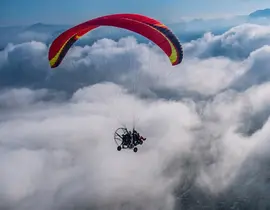 Baptême en Paramoteur à Lavours - Survol Lac du Bourget