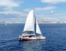 Sortie en Maxi-Catamaran à Marseille