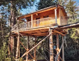 Cabane dans les Arbres avec Spa Privatif à St-Pierre-d'Argençon Cabane dans les Arbres avec Spa Privatif à St-Pierre-d'Argençon