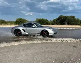 Stage de Pilotage Drift Porsche Cayman S-Circuit Château-Gaillard