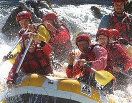 Rafting sur la Durance à Embrun Rafting sur la Durance à Embrun