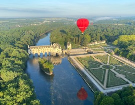 Vol en Montgolfière à Chenonceau - Châteaux de la Loire