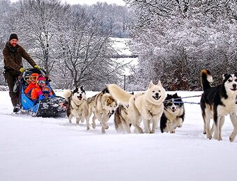 Sports d'hiver en montagne
