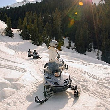 Scooter des neiges en région Rhône-Alpes