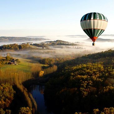 Baptême de l&#39;air montgolfière en région Limousin