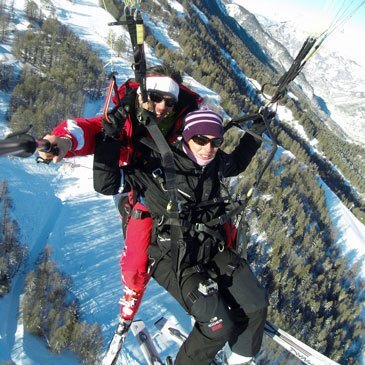 Réserver Parapente à Ski département Alpes de Haute Provence
