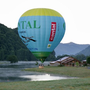 Baptême de l&#39;air montgolfière, département Cantal