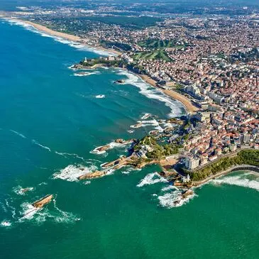 Baptême de l&#39;air hélicoptère proche Aéroport de Biarritz Pays Basque