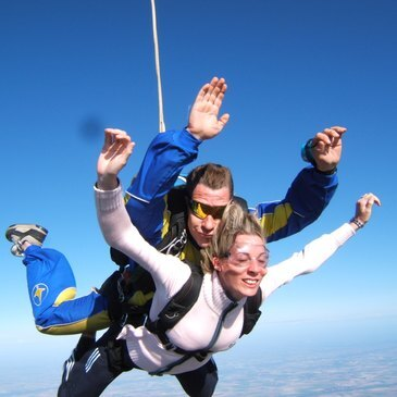 Saut en parachute, département Pas de calais
