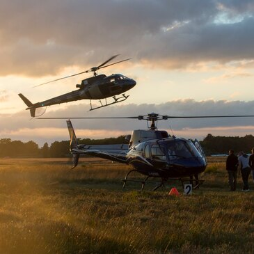 Vol en Hélicoptère Pendant les 24h du Mans Vol en Hélicoptère Pendant les 24h du Mans