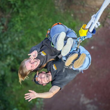 Viaduc de la Souleuvre, Calvados (14) - Saut à l&#39;élastique