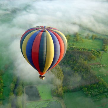 Baptême de l&#39;air montgolfière en région Bourgogne