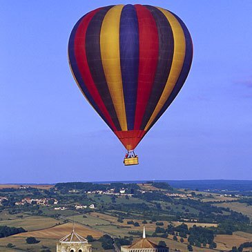 Vézelay, Yonne (89) - Baptême de l&#39;air montgolfière