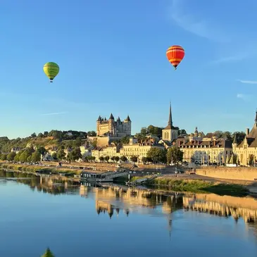 Vol en Montgolfière près d'Angers - Survol des Châteaux en région Pays-de-la-Loire