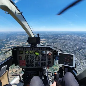 Baptême de l&#39;air hélicoptère en région Centre