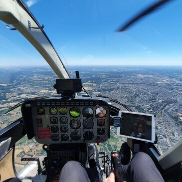 Baptême de l&#39;air hélicoptère en région Centre