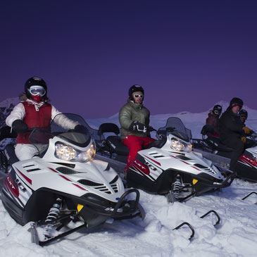 Randonnée en Scooter des Neiges à La Plagne