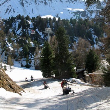 Scooter des neiges, département Savoie