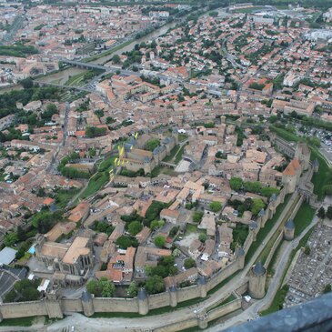 Baptême en Hélicoptère à Carcassonne en région Languedoc-Roussillon