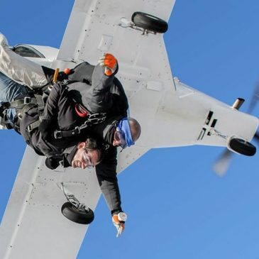 Saut en parachute, département Nièvre