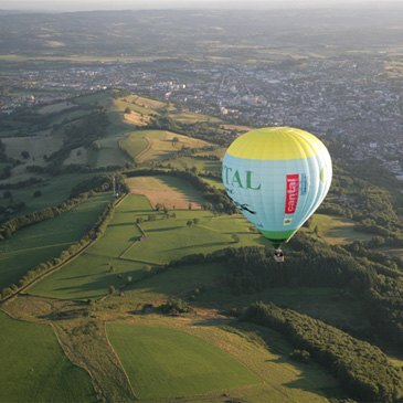 Baptême de l'air montgolfière, département Cantal