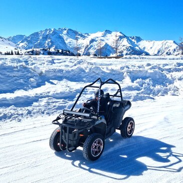 Pilotage de Buggy sur Glace - Circuit de l'Alpe d'Huez Pilotage de Buggy sur Glace - Circuit de l'Alpe d'Huez