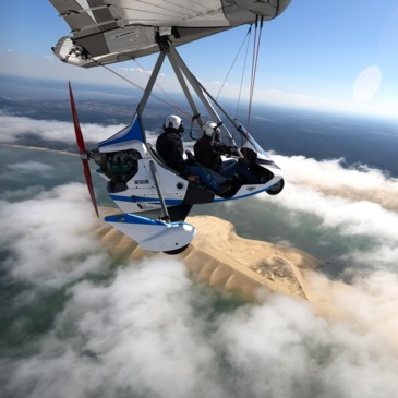 Baptême en ULM Pendulaire - Dune du Pilat en région Aquitaine Baptême en ULM Pendulaire - Dune du Pilat en région Aquitaine