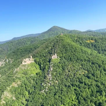 Baptême en Hélicoptère à Colmar - Survol de Kaysersberg