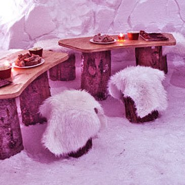 Diner dans un Igloo aux Arcs Diner dans un Igloo aux Arcs