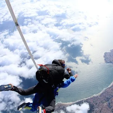 Saut en parachute, département Vendée