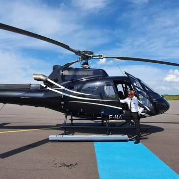 Baptême de l'air hélicoptère, département Calvados
