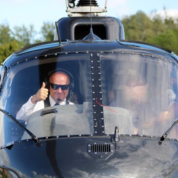 Baptême de l'air hélicoptère en région Normandie