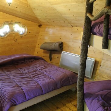 Cabane dans les Arbres à Dienné en région Poitou-Charentes