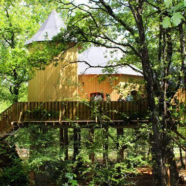 Week-end en Château dans les Arbres à Dienné en région Poitou-Charentes