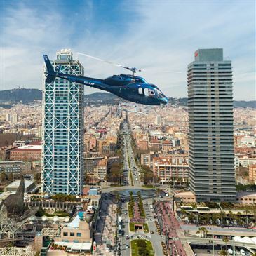 Baptême de l&#39;air hélicoptère, département Catalogne