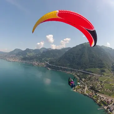 Baptême en parapente, département Vaud Baptême en parapente, département Vaud