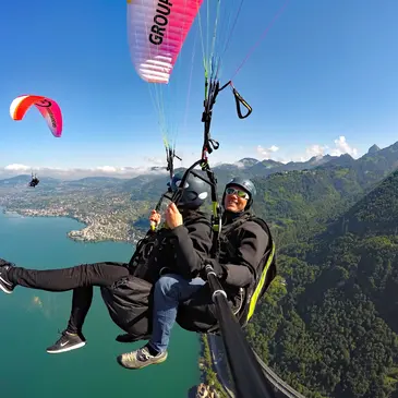 Réserver Baptême en parapente en Suisse