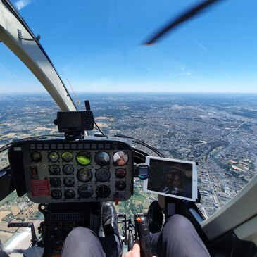 Baptême de l&#39;air hélicoptère en région Centre