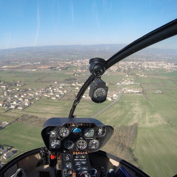 Bonson, Loire (42) - Baptême de l&#39;air hélicoptère