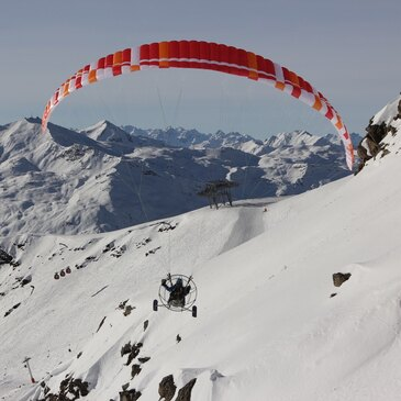 Baptême en Paramoteur à Val Thorens - Le Mont Blanc Baptême en Paramoteur à Val Thorens - Le Mont Blanc