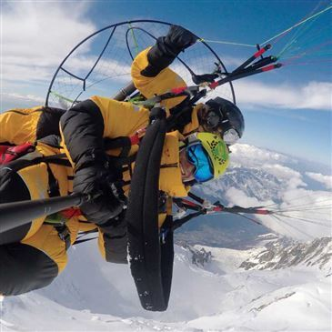Baptême en Paramoteur à Val Thorens - Le Mont Blanc en région Rhône-Alpes Baptême en Paramoteur à Val Thorens - Le Mont Blanc en région Rhône-Alpes