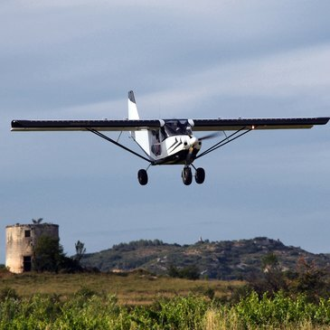 Baptême en ULM Multiaxe au Pont du Gard Baptême en ULM Multiaxe au Pont du Gard