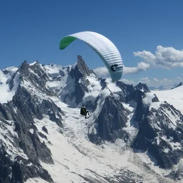 Baptême en parapente, département Haute savoie