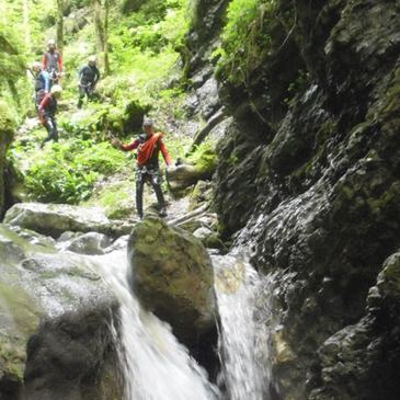 Canyoning au Lac d&#39;Annecy