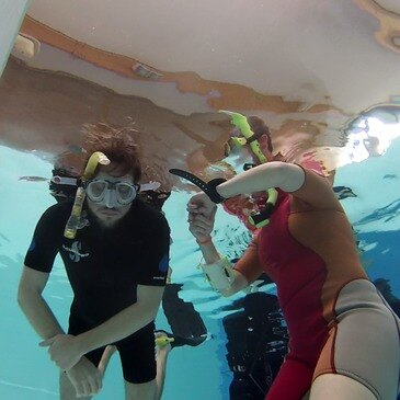 Baptême de plongée, département Rhône