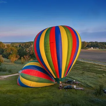 Baptême de l&#39;air montgolfière, département Indre et loire