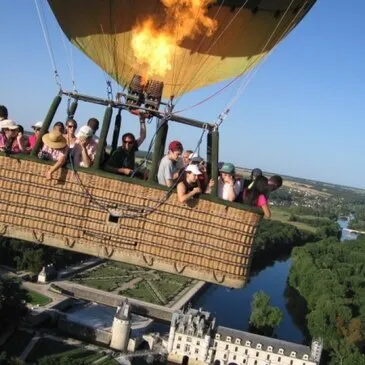 Baptême de l&#39;air montgolfière proche Chenonceaux