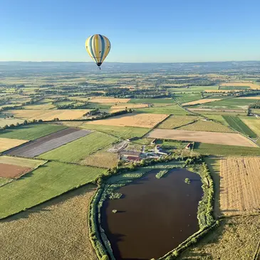 Vol en Montgolfière à Montbrison - survol du Forez