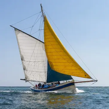 Balade en Langoustier vers l&#39;île de Houat et Hoedic en région Bretagne